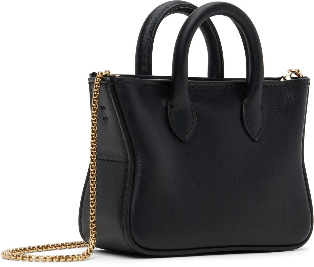 Salvatore Ferragamo Black Tote Mini Charm Coin Pouch 3