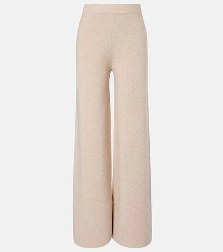 Max Mara Judy wool and cashmere wide-leg pants 1
