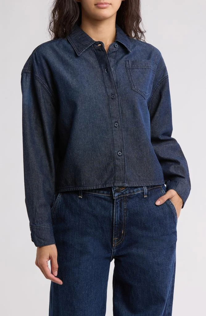Joe's Crop Denim Shirt 1