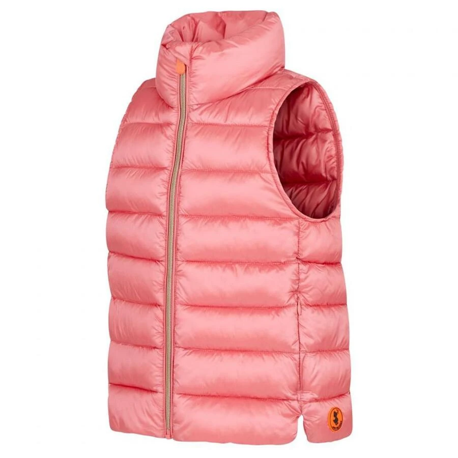 Save The Duck Kids Bloom Pink Iris Puffer Vest 3