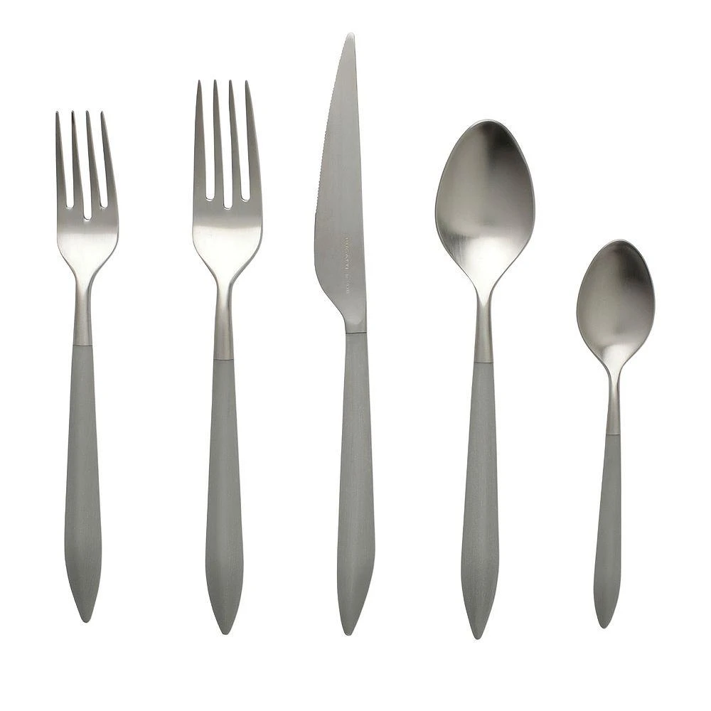 VIETRI Ares Argento
Light Gray Five-Piece Place Setting – Set of 4 2