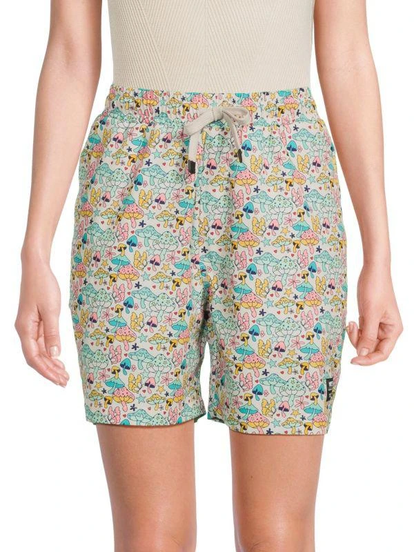 WeSC Austin Retro-Print Drawstring Shorts 3