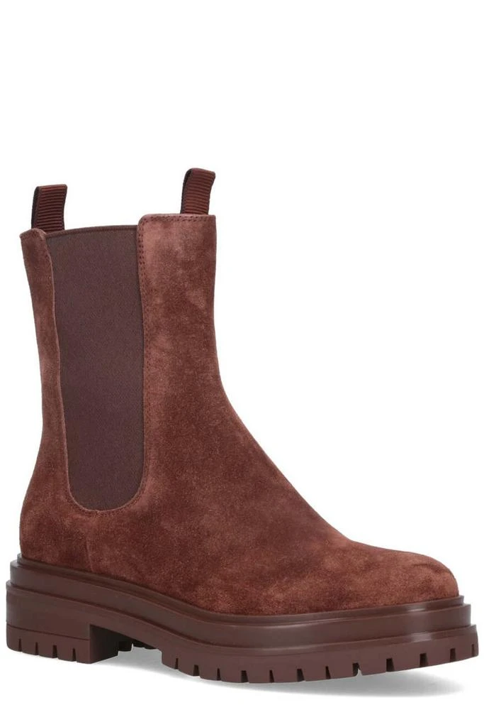 Gianvito Rossi Gianvito Rossi Chester Round Toe Ankle Boots 3