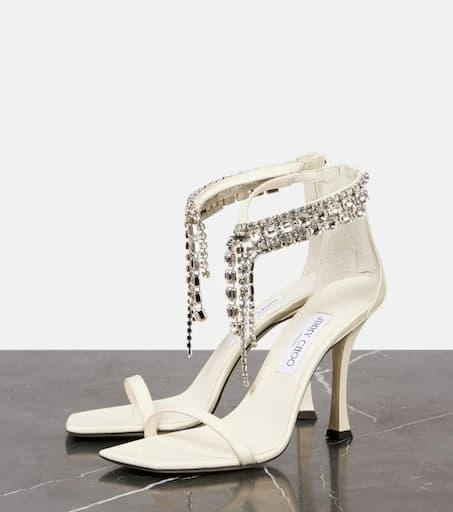 Jimmy Choo Verity 100 embellished leather sandals 4