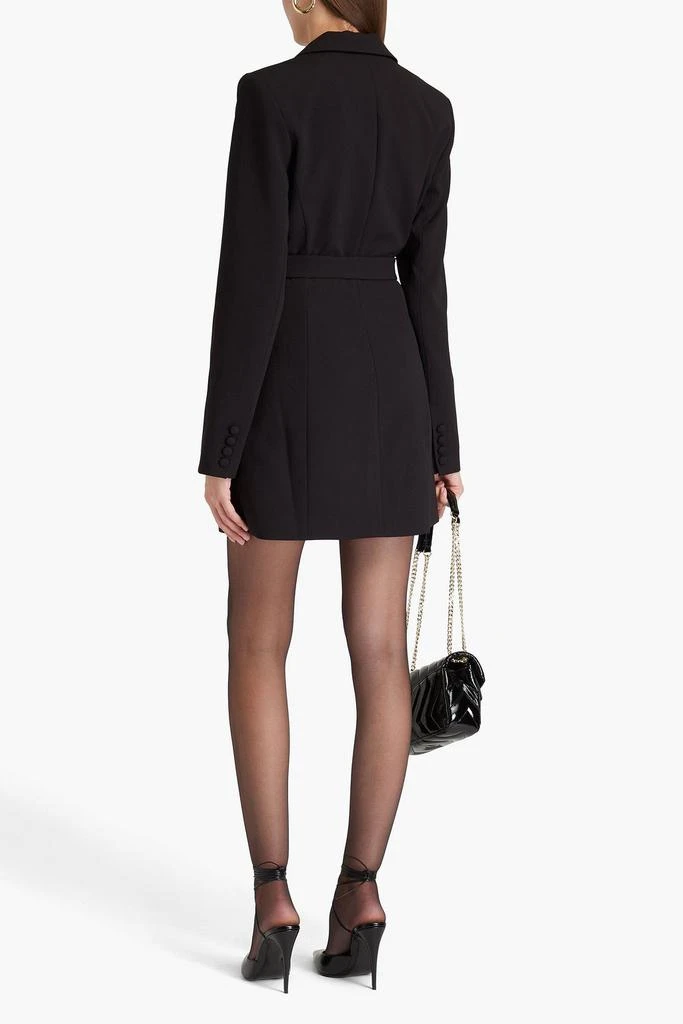 NICHOLAS Belted crepe mini dress 3