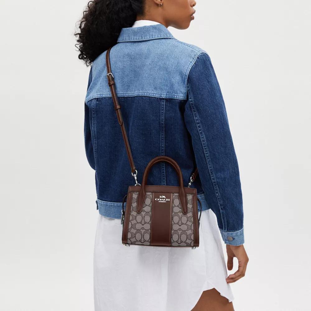 Coach Andrea Carryall Bag In Signature Jacquard