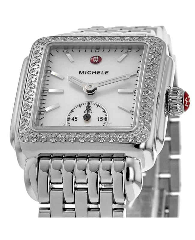 Michele Michele Deco Diamond Mother of Pearl Steel Women's Watch MWW06V000001 2