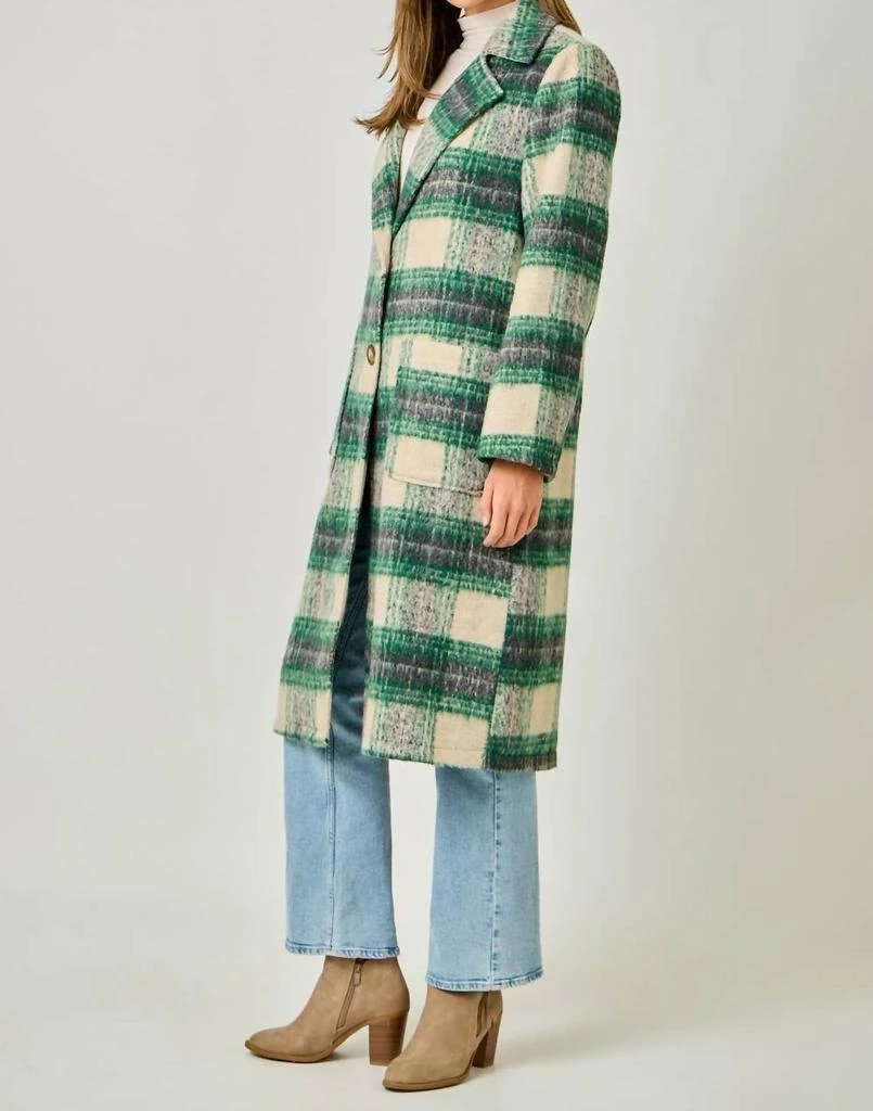 mystree Mystree - Plaid Long Coat 3