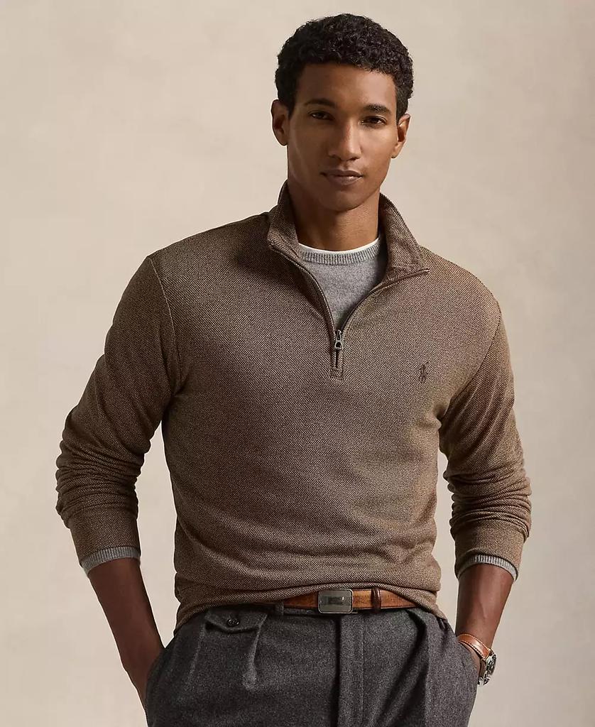Ralph Lauren Men's Luxury Jersey Herringbone Pullover