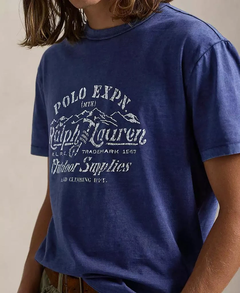 Ralph Lauren Men's Classic-Fit Slub Jersey Graphic T-Shirt 3