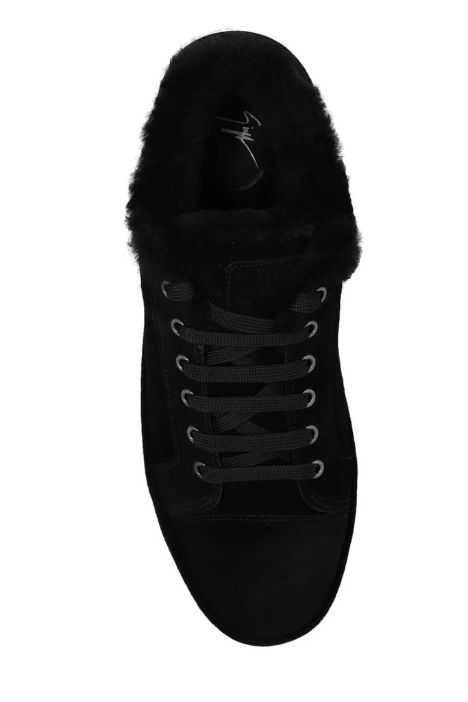 Giuseppe Zanotti Giuseppe Zanotti City Round Toe Lace-Up Sneakers 4