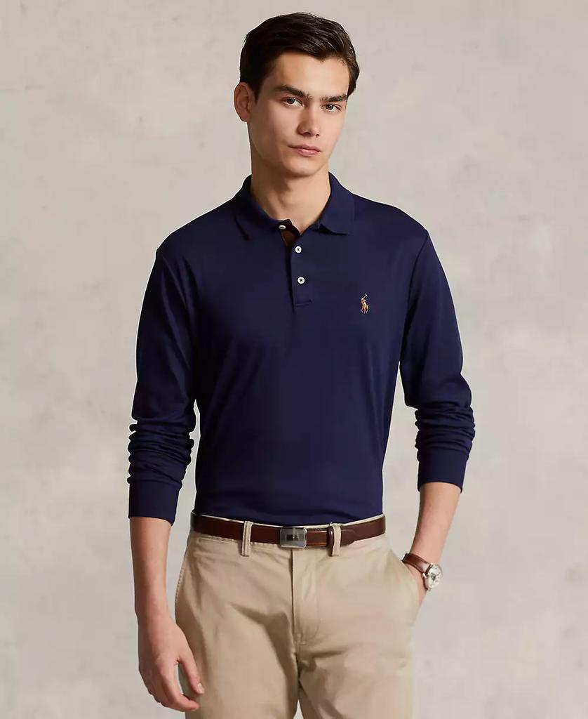Ralph Lauren Men's Classic-Fit Long Sleeve Soft Cotton Polo Shirt