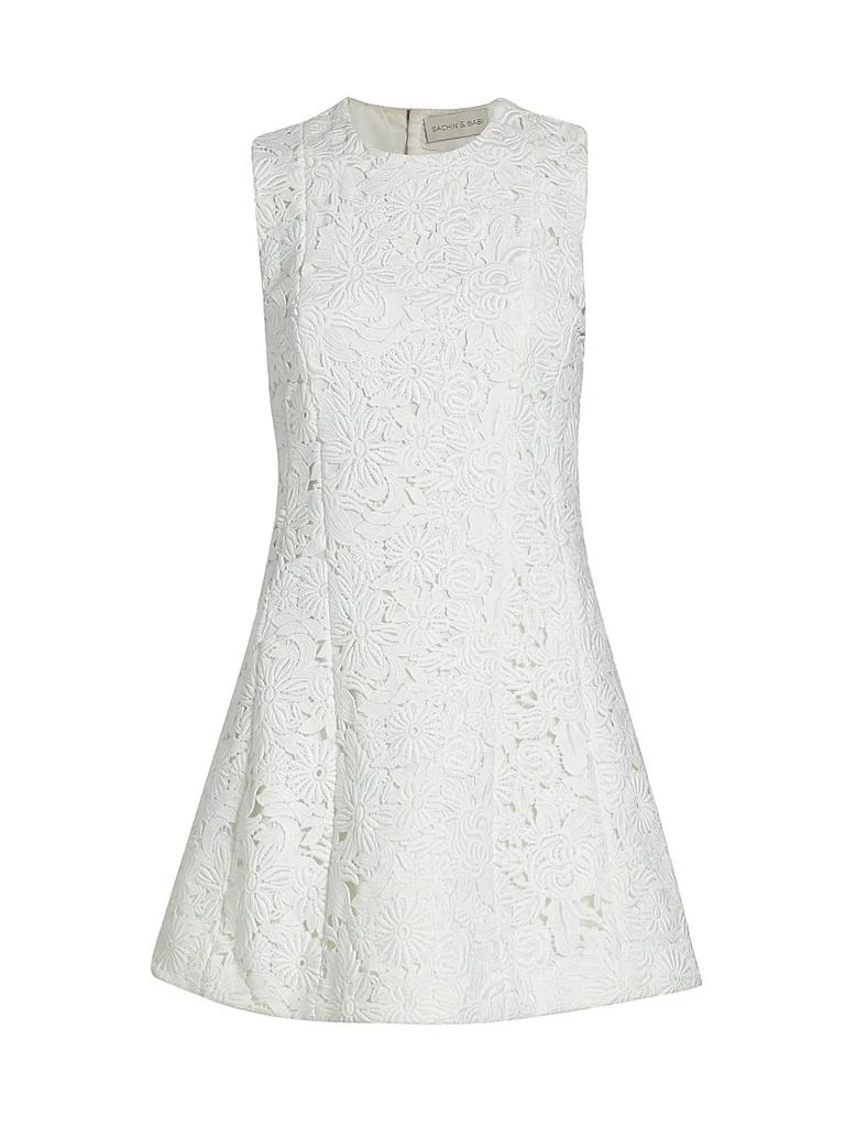 Sachin & Babi Mon Coeur Lace & Heart Cut-Out Minidress 1