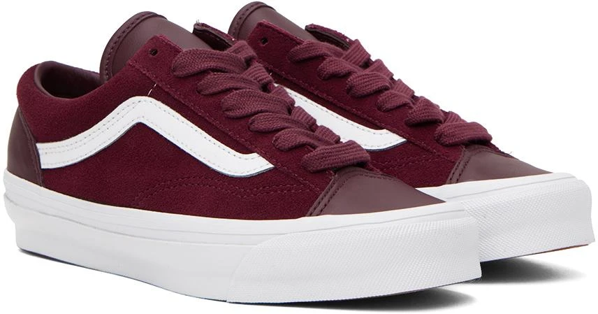 Vans Burgundy OG Style 36 LX Sneakers 4