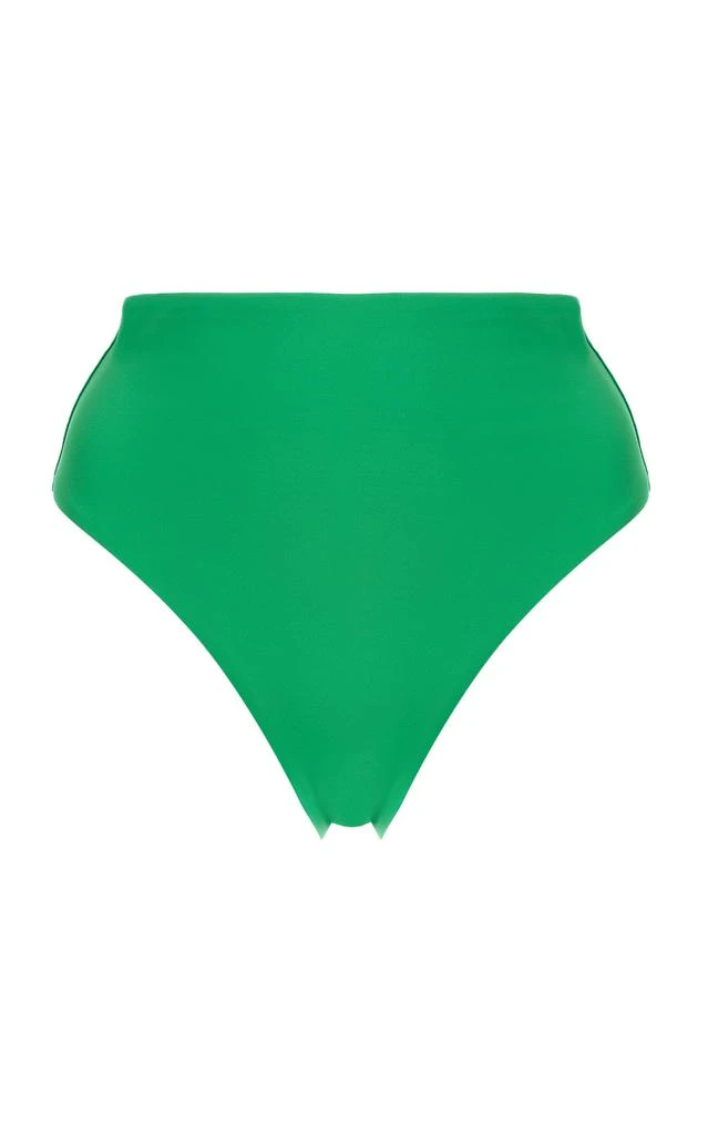 BONDI BORN BONDI BORN - Poppy High-Waisted Bikini Bottom - Green - S - Moda Operandi 1