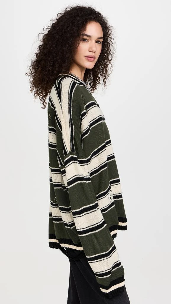 Ragged Priest In Line Knit Sweater 3