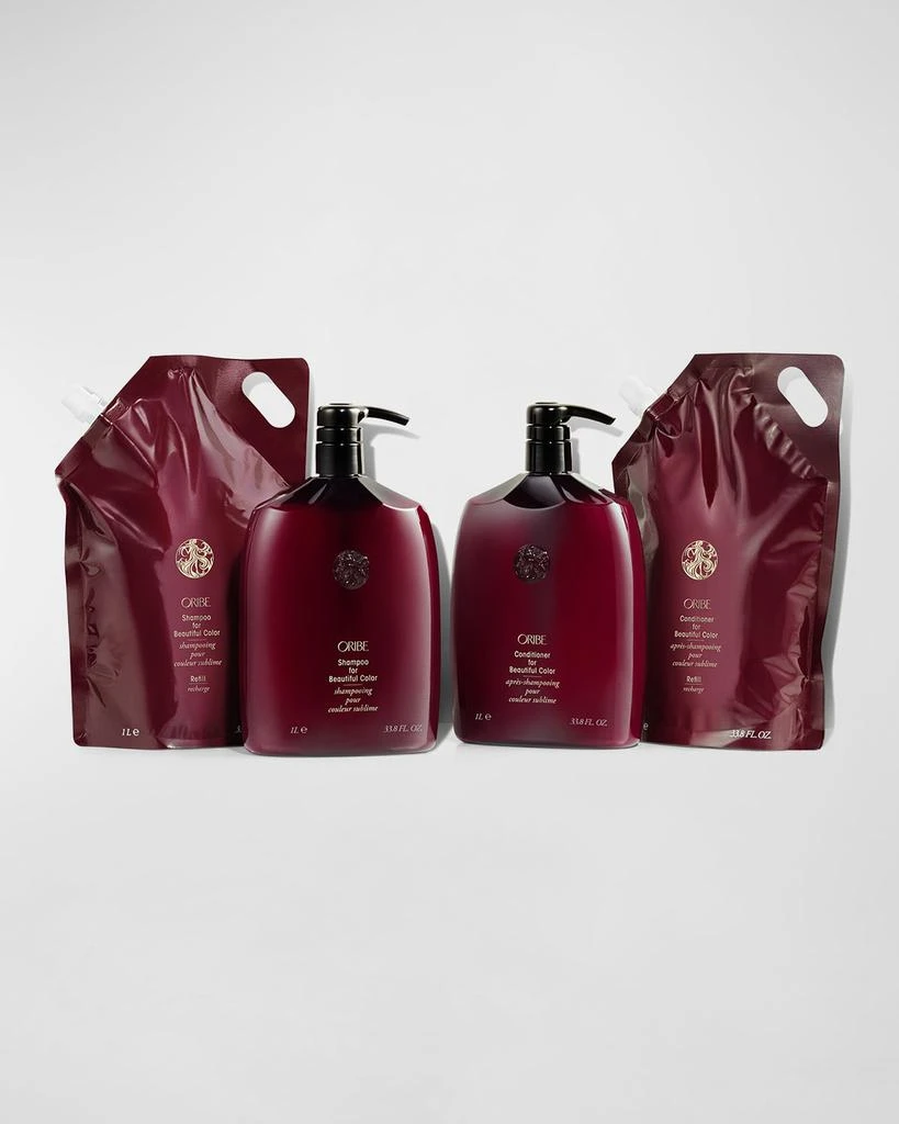 Oribe 33.8 oz. Shampoo For Beautiful Color Refill Pouch 3