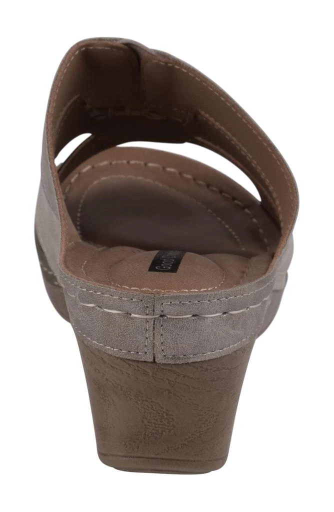 GOOD CHOICE NEW YORK Delores Platform Wedge Slide Sandal 2