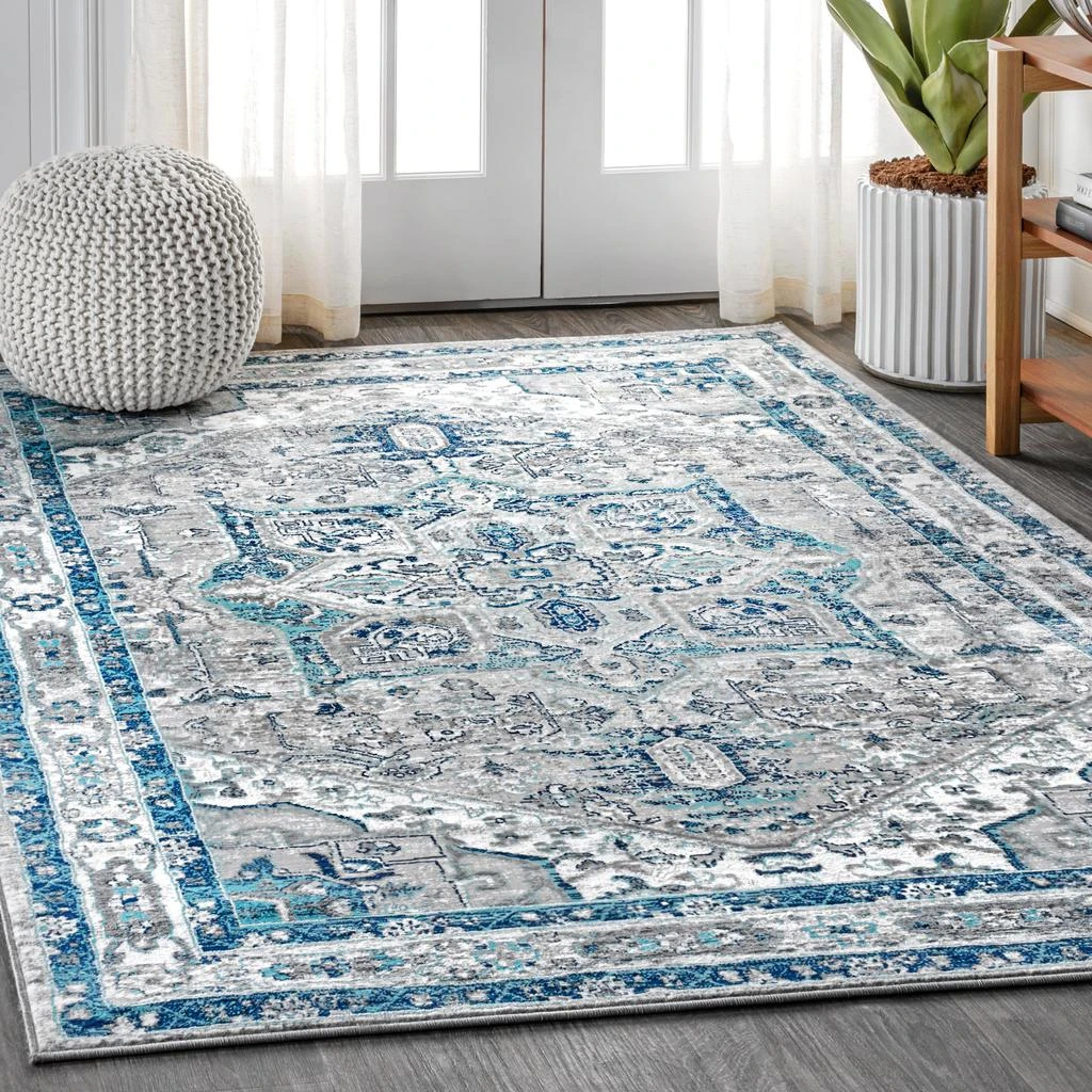 JONATHAN Y Modern Persian Vintage Medallion Area Rug 10