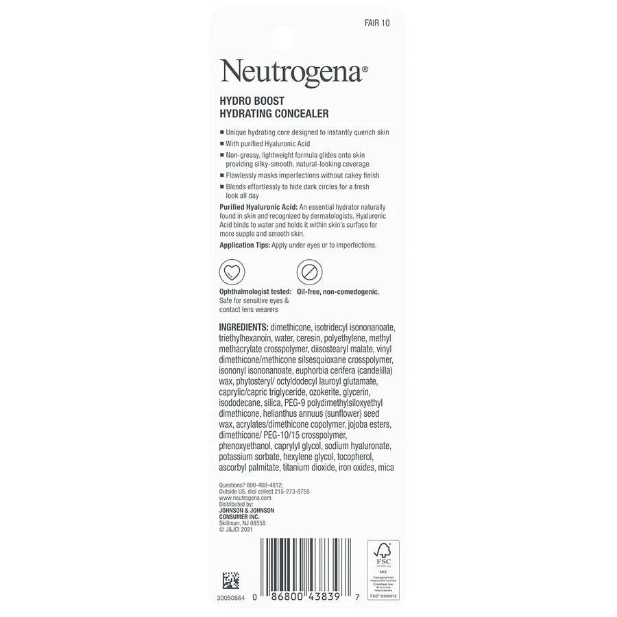 Neutrogena Hydro Boost Hydrating Concealer Stick 4