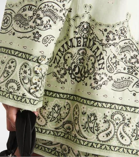 Zimmermann Matchmaker printed linen blazer 6