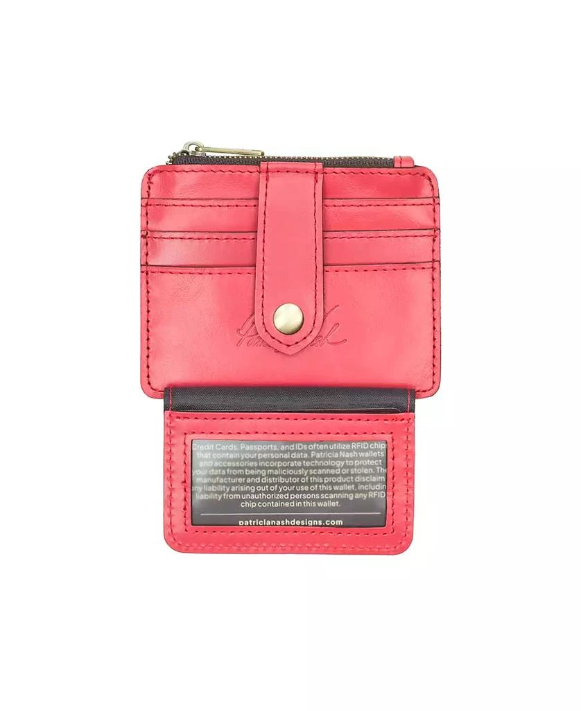 Patricia Nash Cassis ID Small Printed Leather Wallet 3
