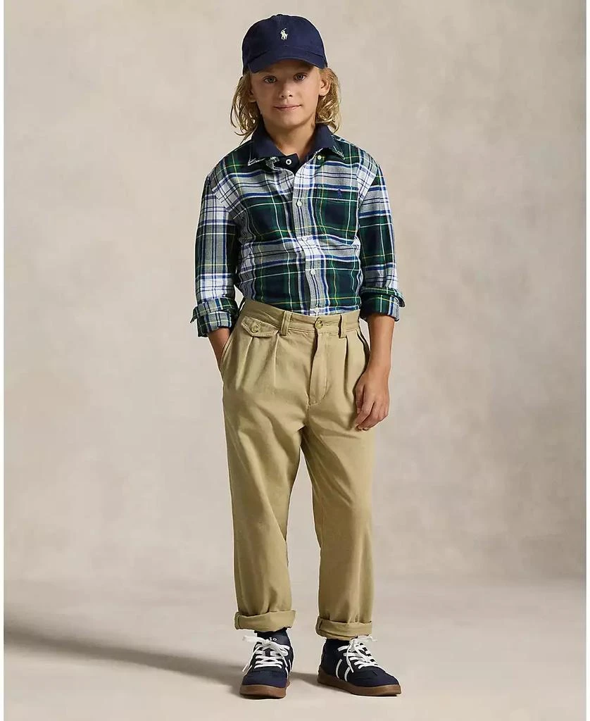 Ralph Lauren Boys
 8-20 Plaid Long Sleeve Oxford Shirt 2