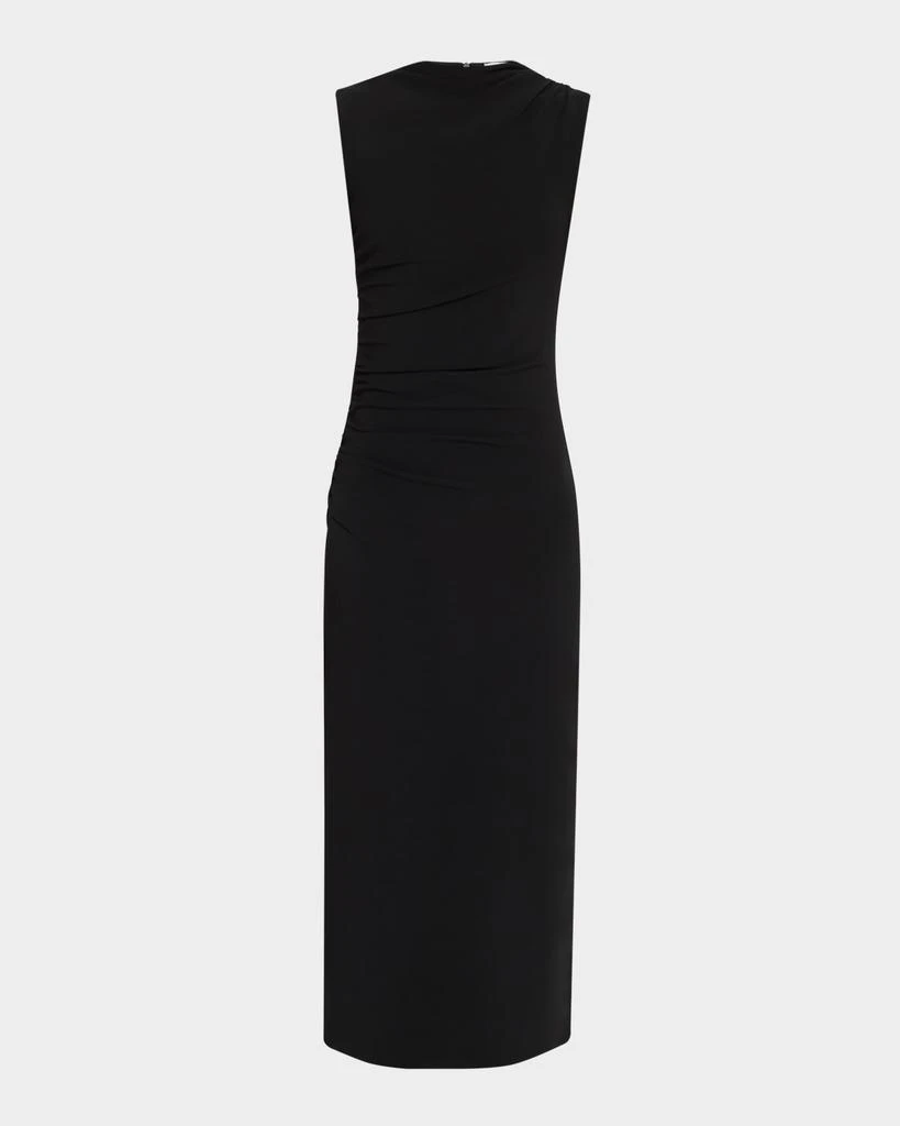 Marella Nef Ruched Mock-Neck Midi Dress 1