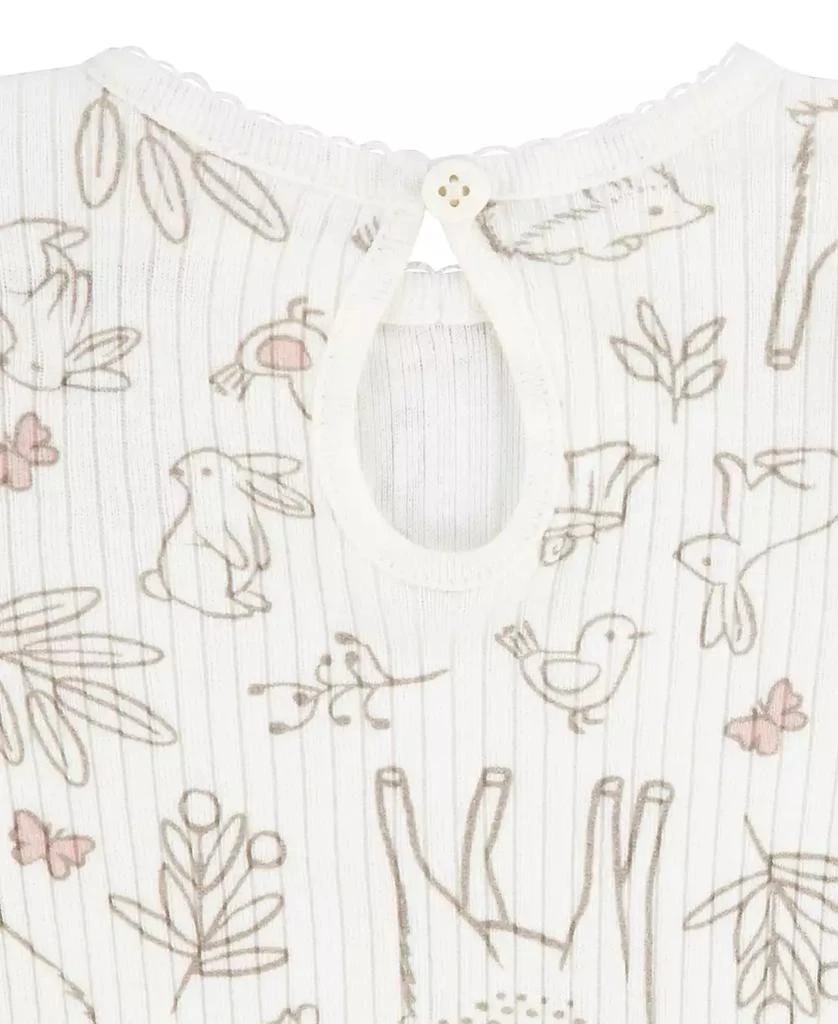 Huggies Baby Girls Sherpa Jacket, Bodysuit and Pants 3-Piece Set 7