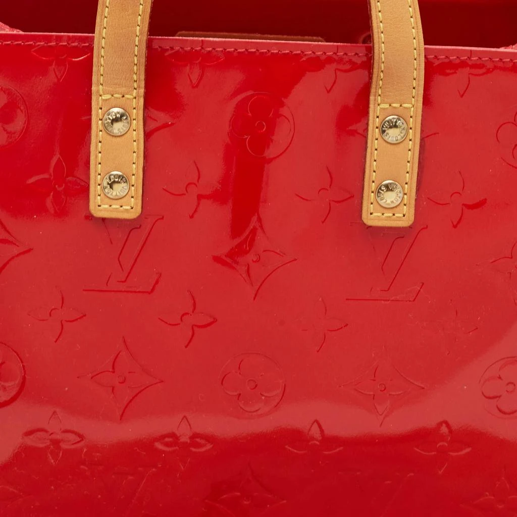 Louis Vuitton Louis Vuitton Red Monogram Vernis Reade PM Bag 6