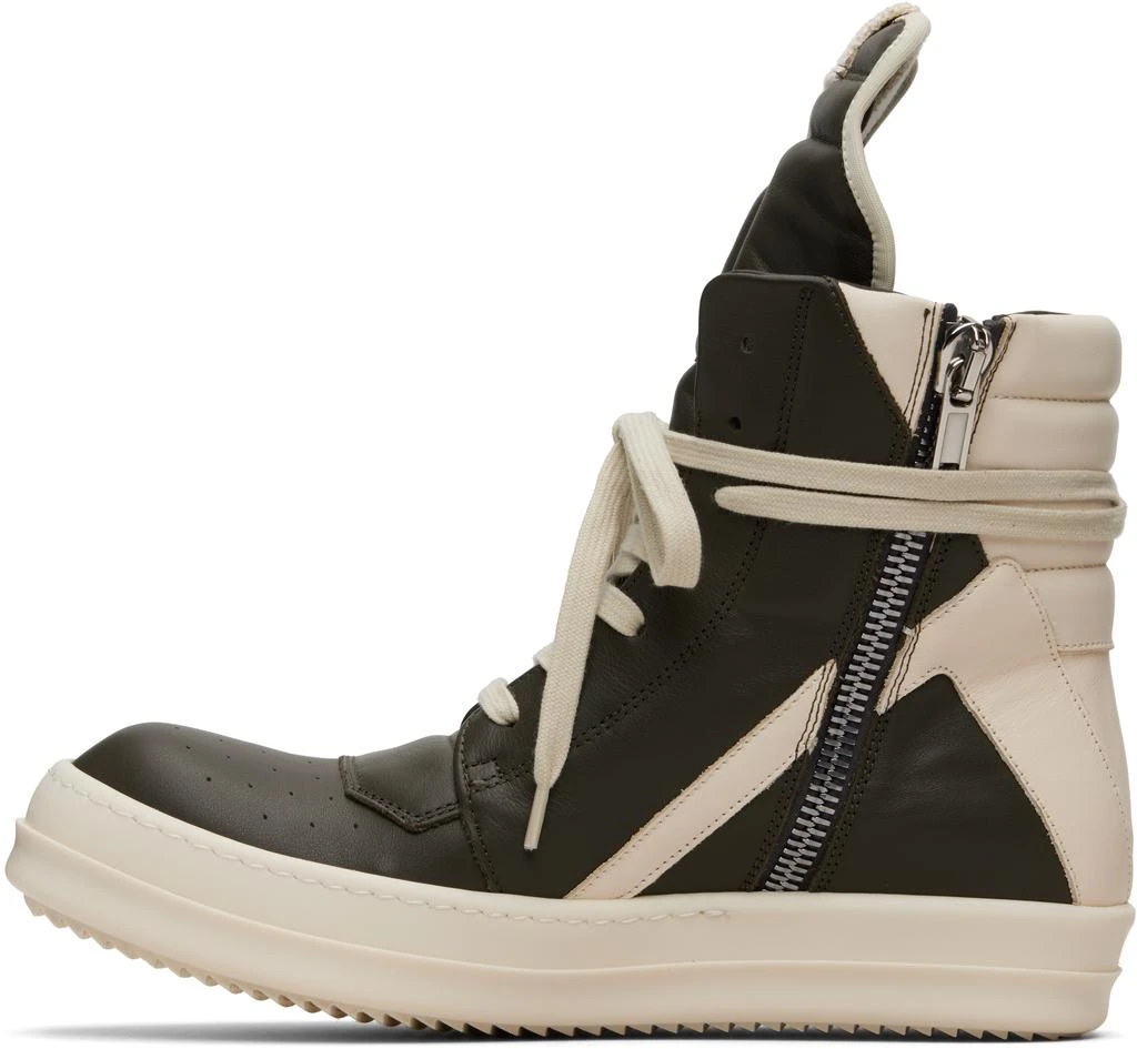 Rick Owens Khaki Concordians Geobasket Sneakers 3