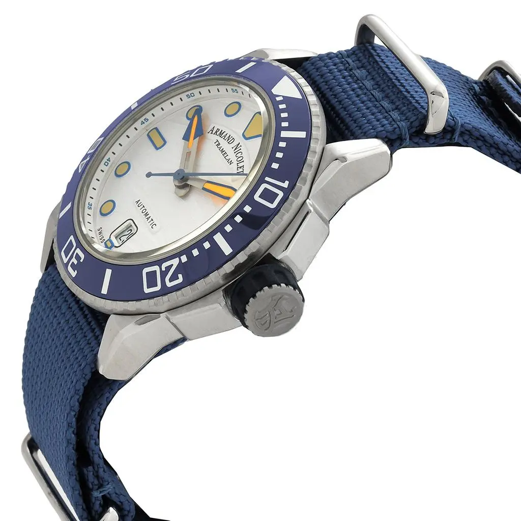 Armand Nicolet Armand Nicolet JSH Automatic White Dial Men's Watch A481PGU-AU-BN22481AAUU 2