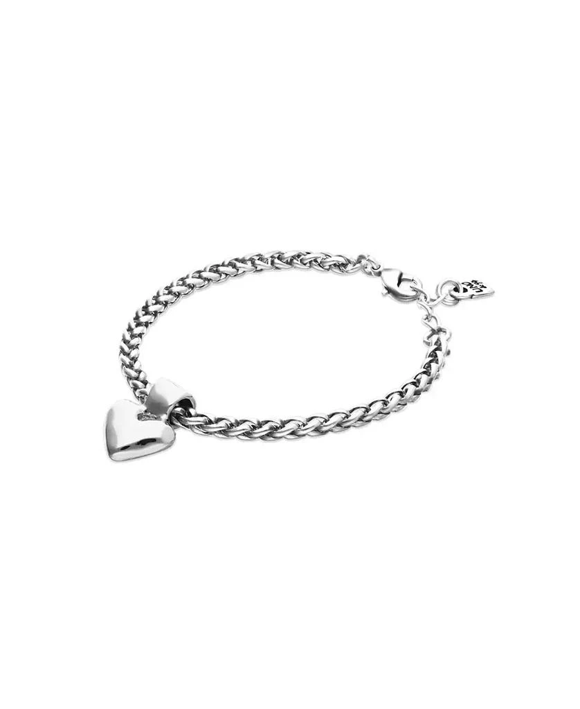 UNOde50 Bracelet with Heart Detail Plated in Sterling Silver 2