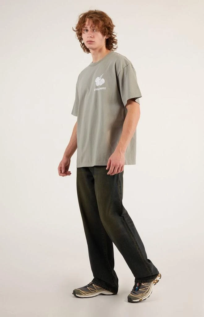 PacSun Dylan Tinted Baggy Jeans Dark Indigo 1
