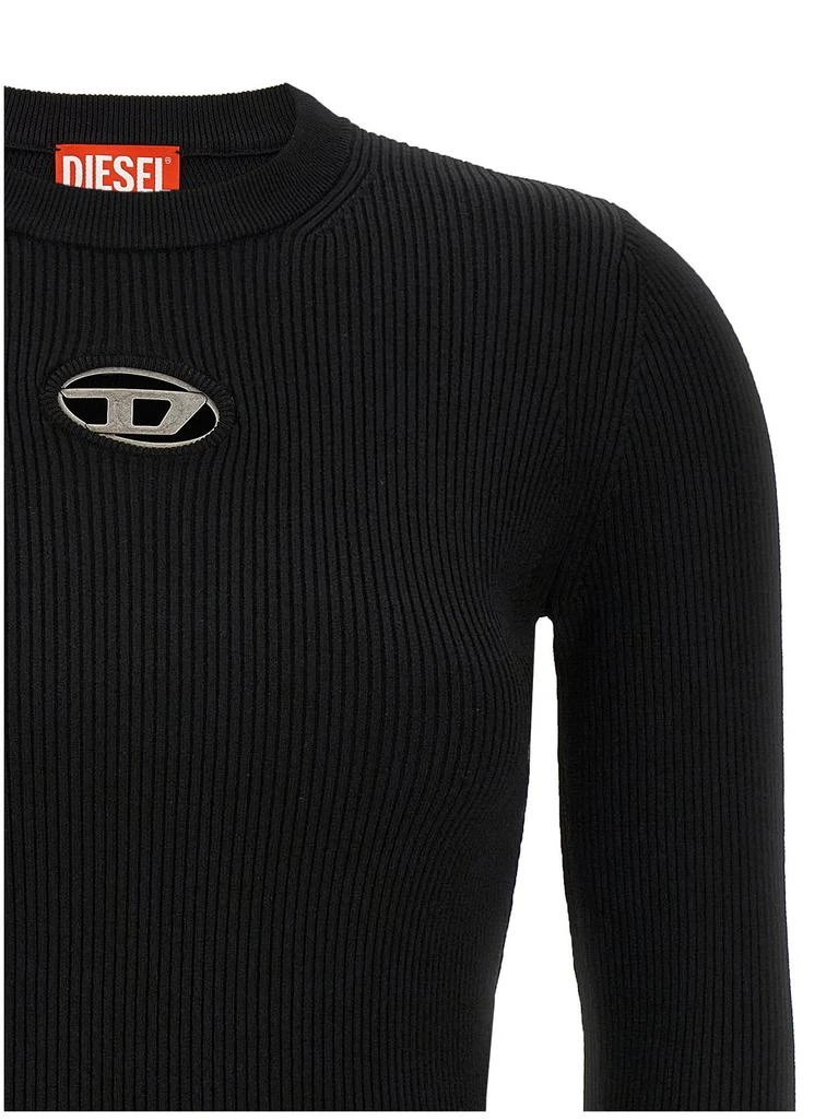 Diesel Diesel M-Valari Oval D Ribbed-Knit Top 3