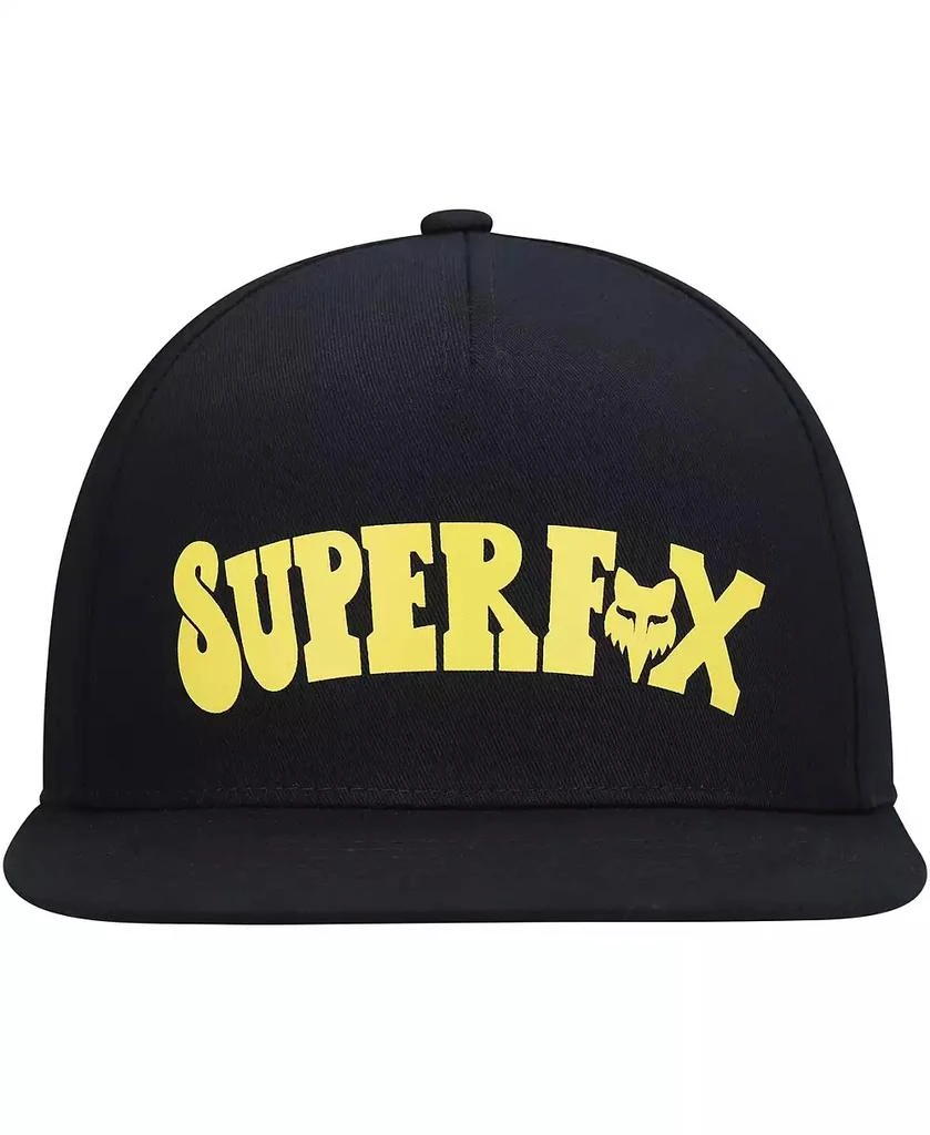 Fox Men
s Black Super Trik Snapback Hat 2