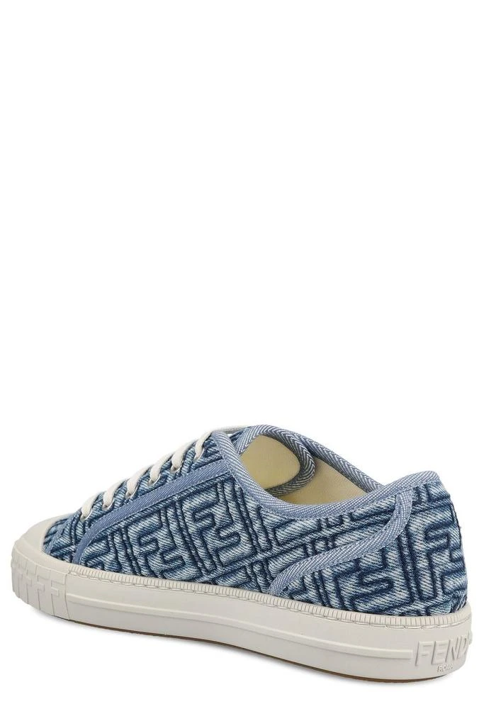 Fendi Fendi Domino Denim Low-Top Sneakers 3