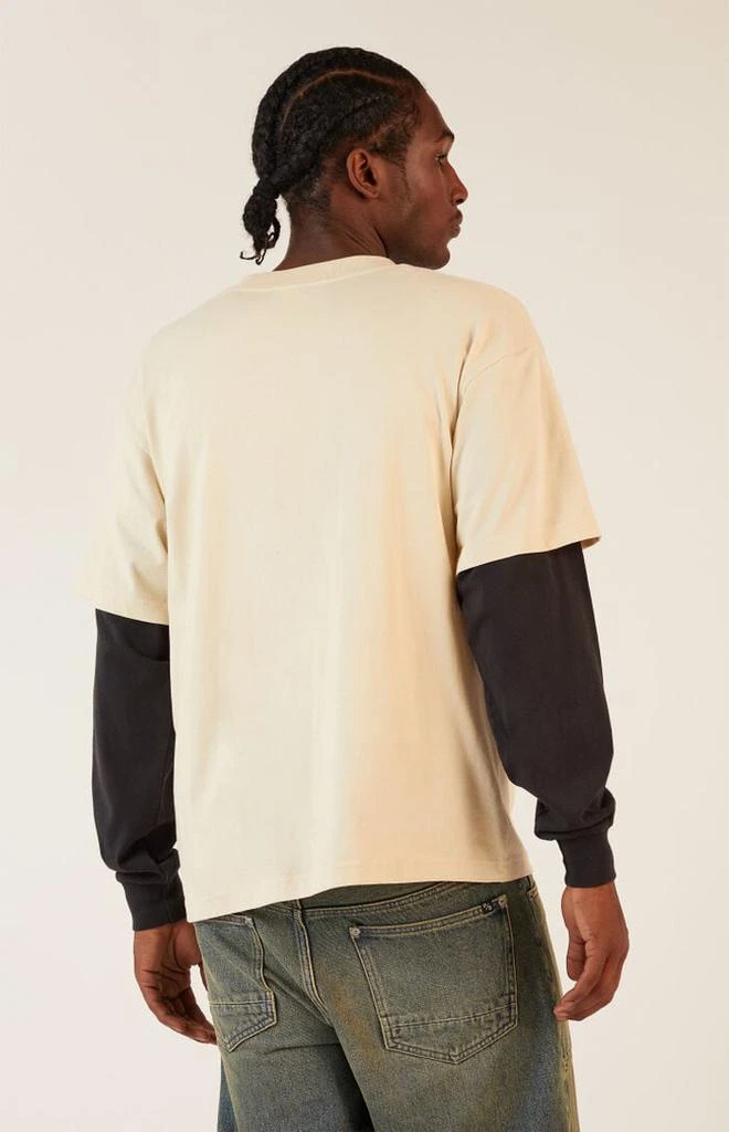 PacSun Planet Layered Long Sleeve T-Shirt 3