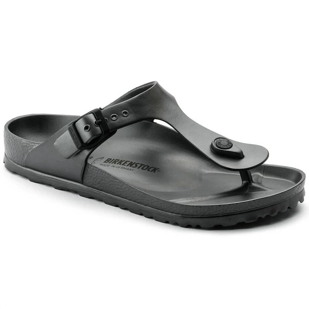 Birkenstock Unisex Gizeh Eva Sandals In Anthracite 1