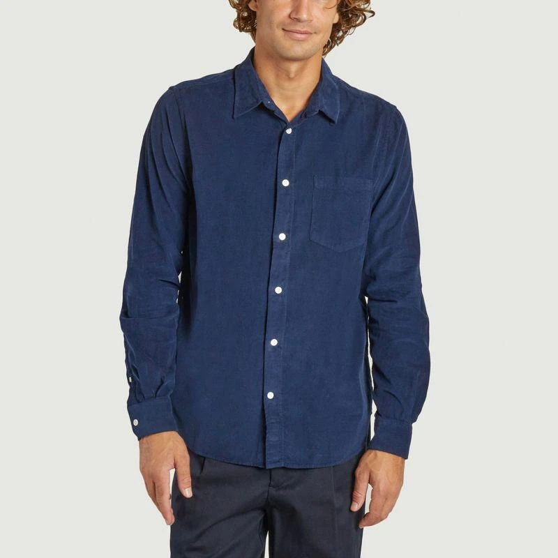 Norse Projects Osvald corduroy shirt  Navy NORSE PROJECTS 2
