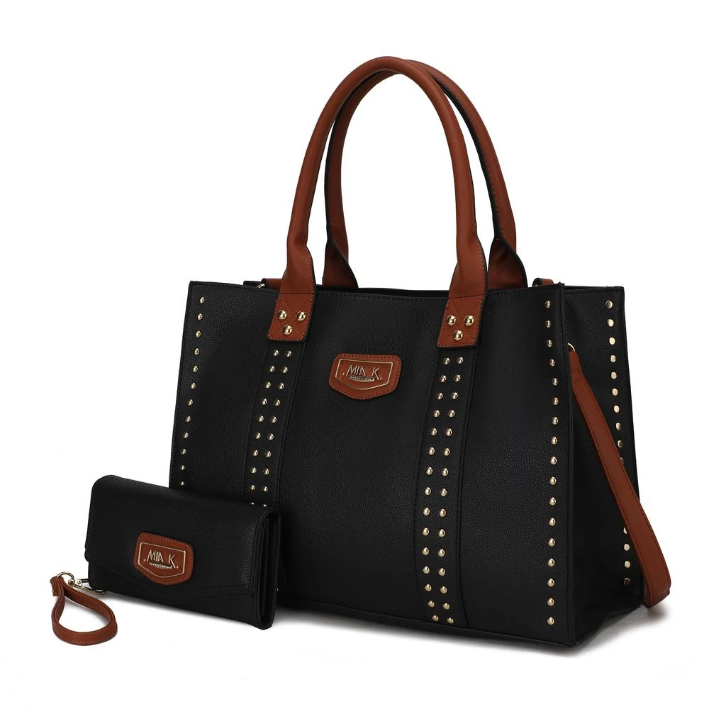 MKF Collection By Mia K. Davina Vegan Leather Women’s Tote Bag with wallet 9