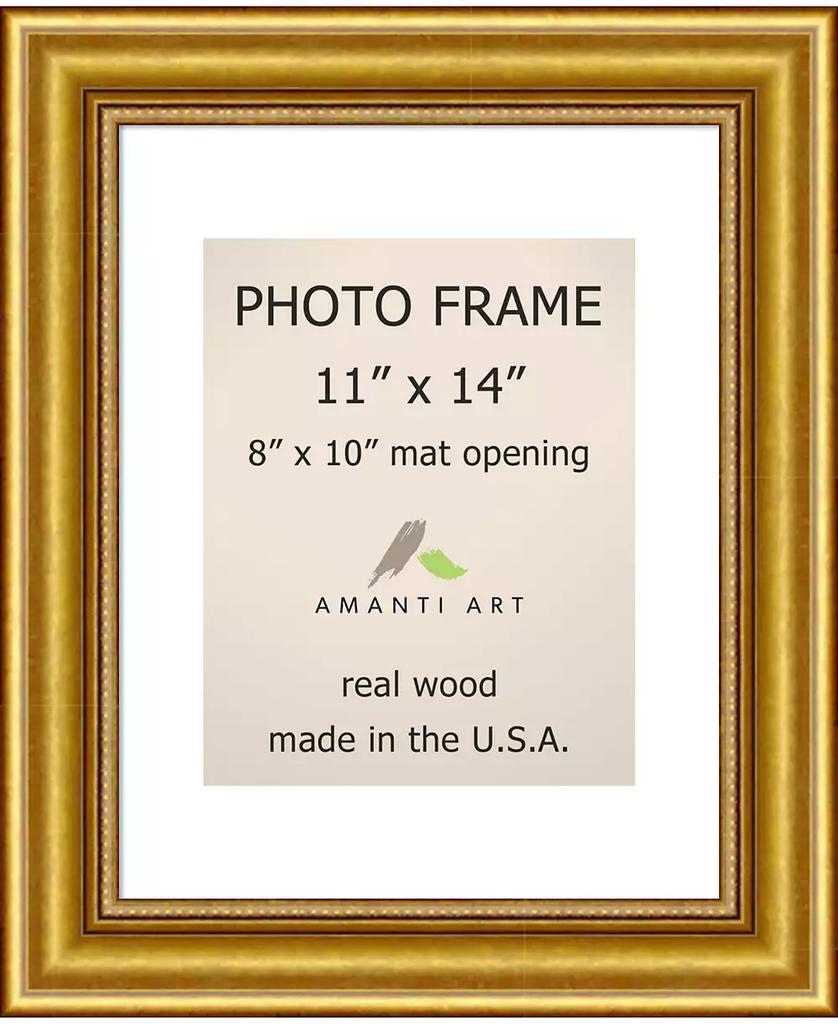 Amanti Art Townhouse Gold 11" X 14" Matted to 8" X 10" Opening Wall Picture Photo Frame