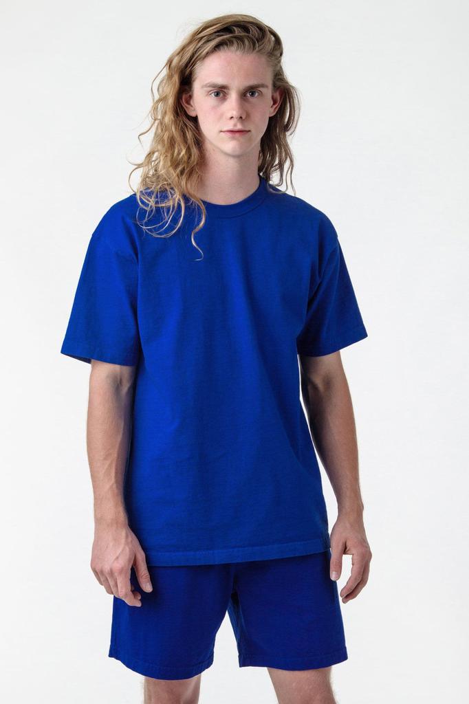 Los Angeles Apparel 1203GD - Short Sleeve Binding Garment Dye T-Shirt