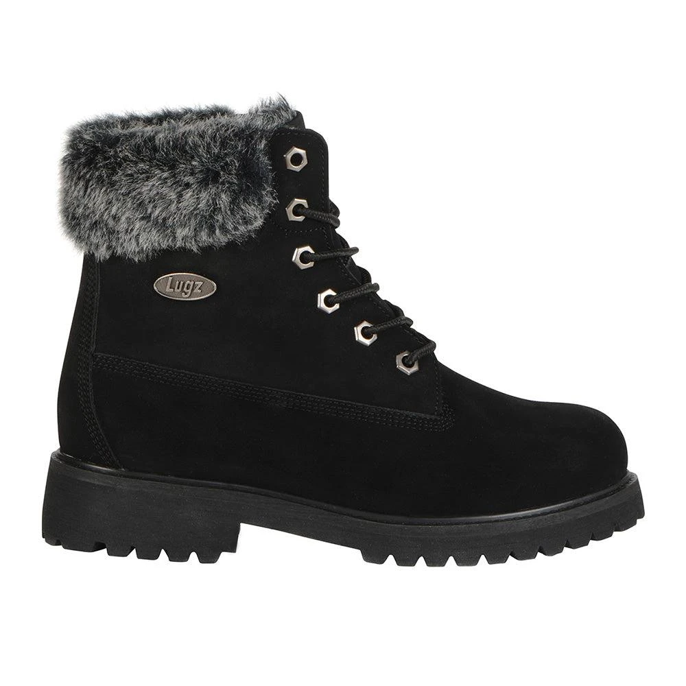 Lugz Convoy Faux Fur Round Toe Lace Up Boots 1