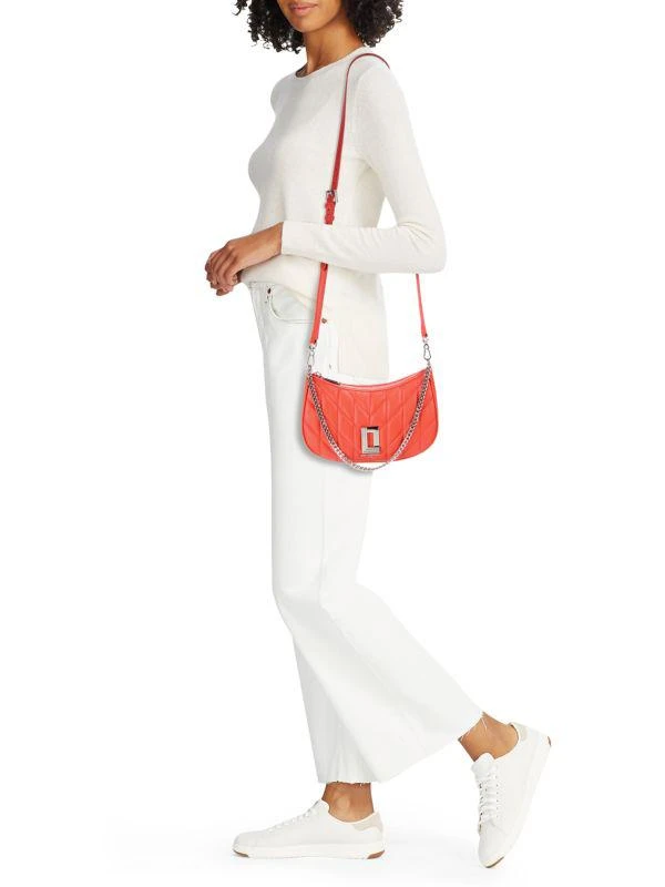 Karl Lagerfeld Paris Demi Lafayette Leather Crossbody Bag 2