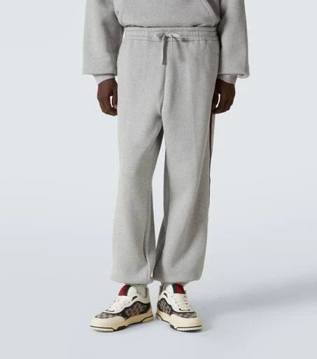 Gucci Web cotton jersey sweatpants 3