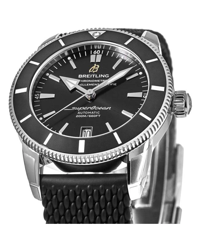 BREITLING Breitling Superocean Heritage Automatic 46 Black Dial Ceramic Bezel Rubber Strap Men's Watch AB2020121B1S1 2