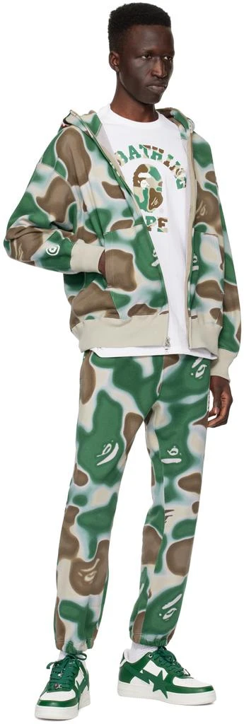 Bape Green & Brown Liquid Camo BAPE STA Sweatpants 4