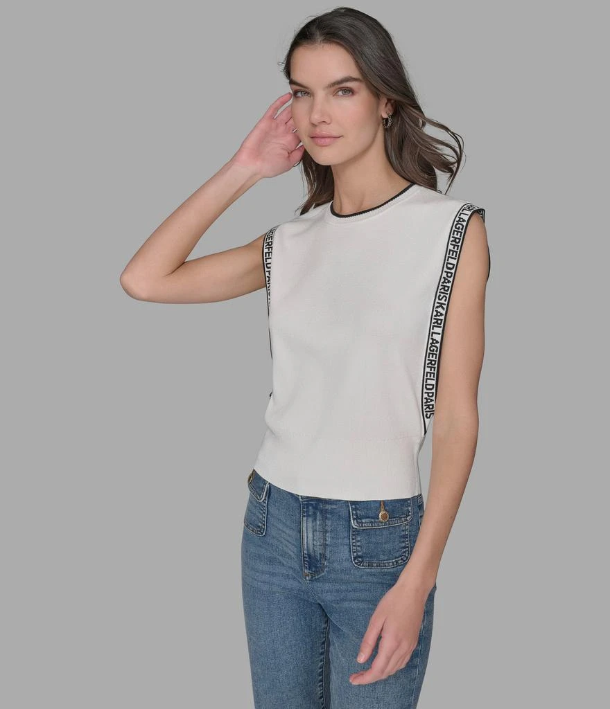 Karl Lagerfeld Paris LOGO TAPE SWEATER VEST 1
