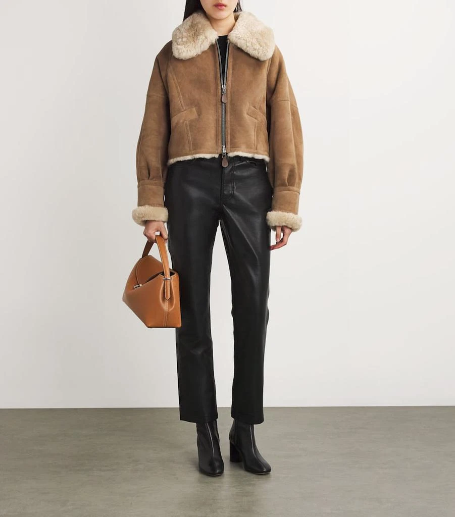Shoreditch Ski Club Shearling Opal Jacket 2